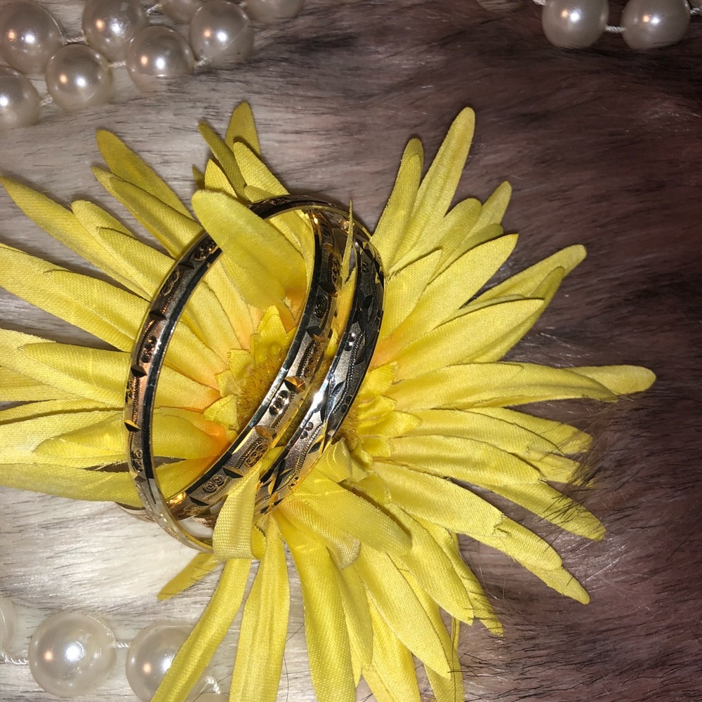 Gold filled bangles